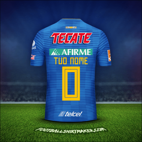 Maglia Tigres UANL 2018/19 Seconda -  tuo nome - 0