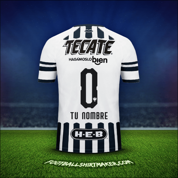 Camiseta Monterrey 2018/19 -  tu nombre - 0
