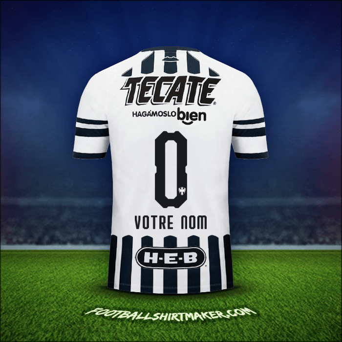 Maillot Monterrey 2018/19 -  votre nom - 0
