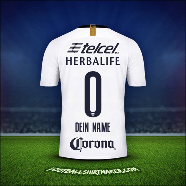 Trikot Pumas UNAM 2018/19 -  dein name - 0