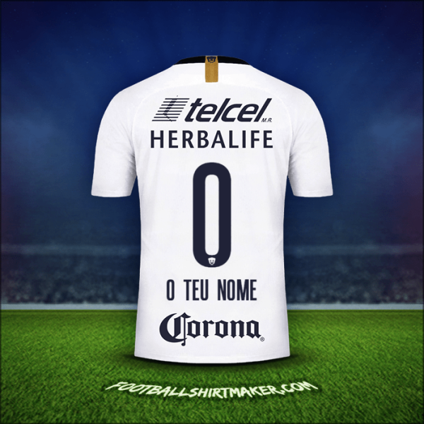 Camisola Pumas UNAM 2018/19 -  o teu nome - 0