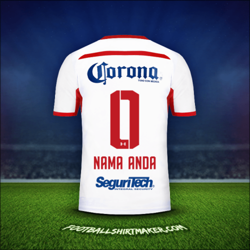 Jersey Toluca FC 2018/19 Alternatif -  nama anda - 0