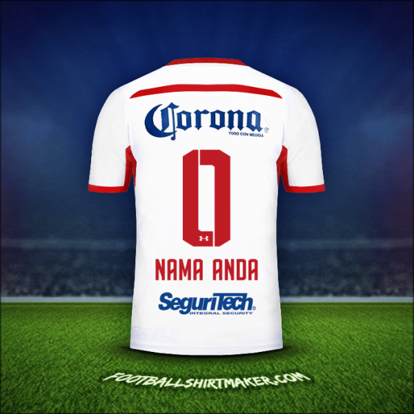 Jersey Toluca FC 2018/19 Alternatif -  nama anda - 0