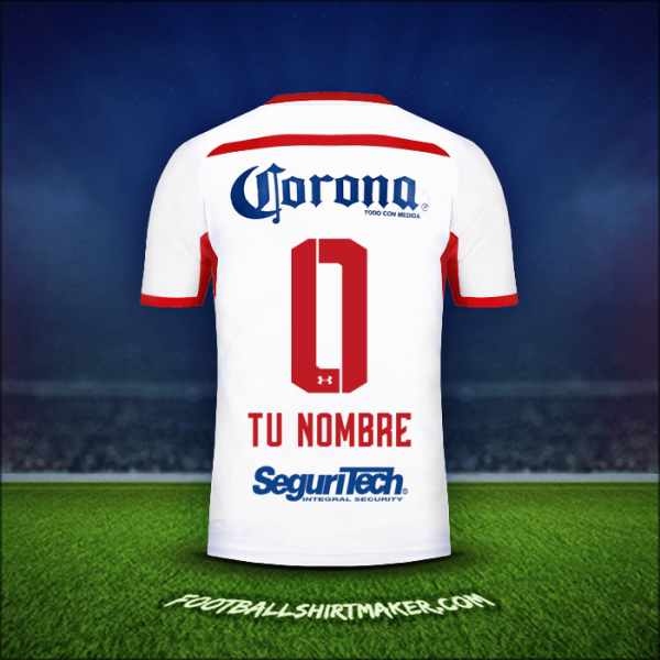 Camiseta Toluca FC 2018/19 Visita -  tu nombre - 0