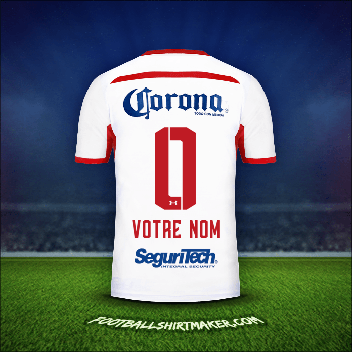 Maillot Toluca FC 2018/19 Extérieur -  votre nom - 0