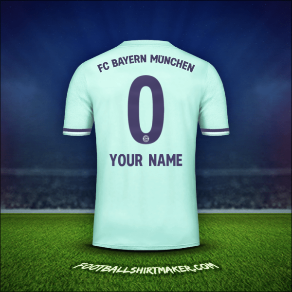 Shirt FC Bayern Munchen 2018/19 Away -  your name - 0
