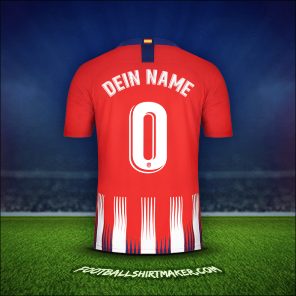 Trikot Atletico Madrid 2018/19 -  dein name - 0
