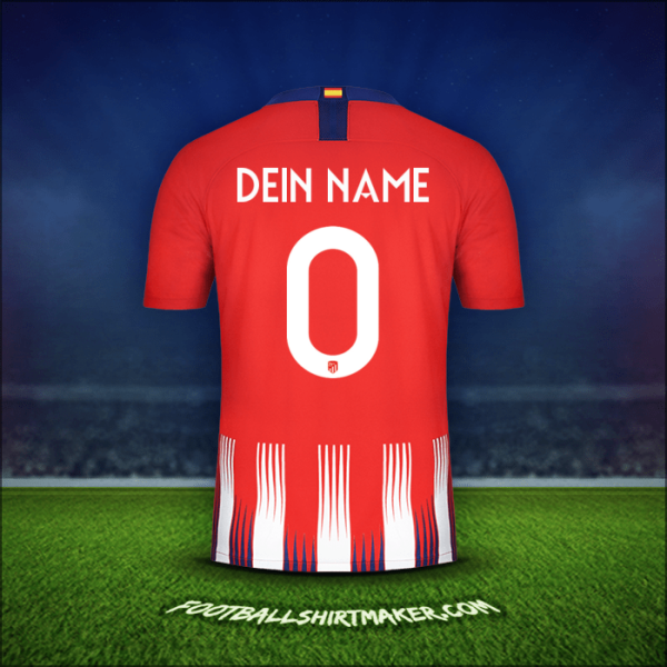 Trikot Atletico Madrid Cup 2018/19 -  dein name - 0
