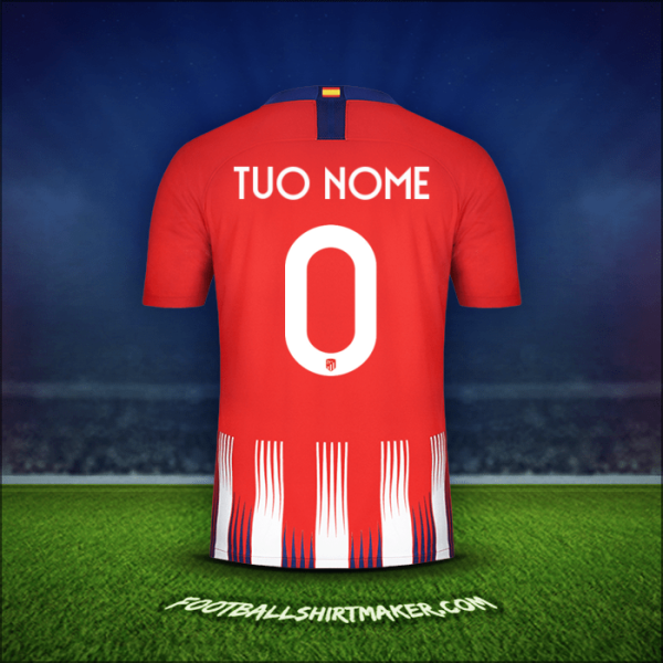 Maglia Atletico Madrid Cup 2018/19 -  tuo nome - 0