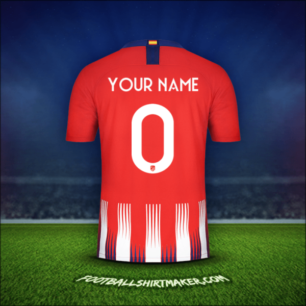 Jersey Atletico Madrid Cup 2018/19 -  your name - 0