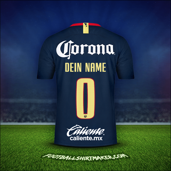 Trikot Club America 2018/19 Auswärts -  dein name - 0