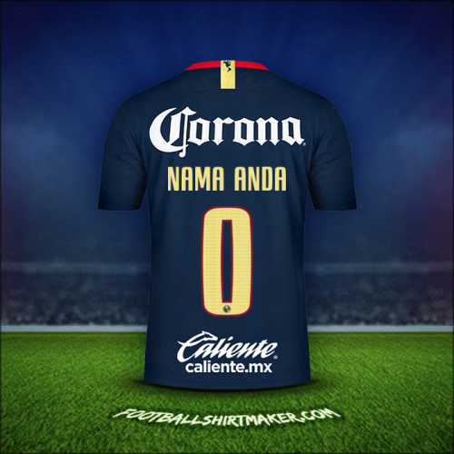 Jersey Club America 2018/19 Alternatif -  nama anda - 0