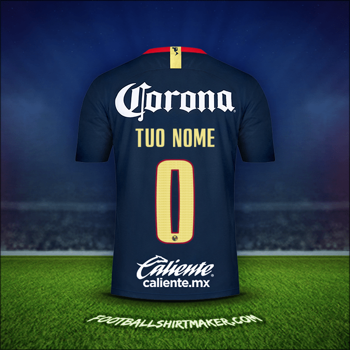 Maglia Club America 2018/19 Seconda -  tuo nome - 0