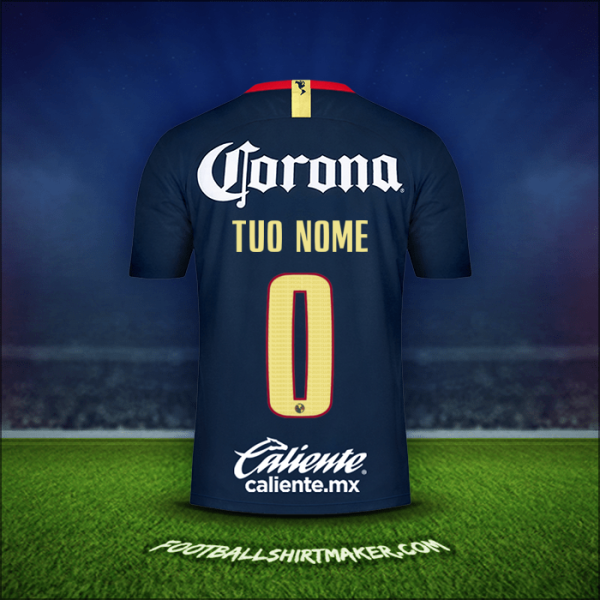 Maglia Club America 2018/19 Seconda -  tuo nome - 0
