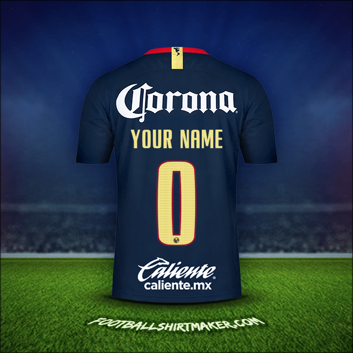 Shirt Club America 2018/19 Away -  your name - 0