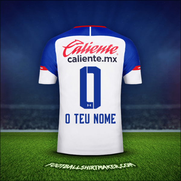 Camisola Cruz Azul 2018/19 Alternativa -  o teu nome - 0