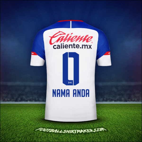 Jersey Cruz Azul 2018/19 Alternatif -  nama anda - 0