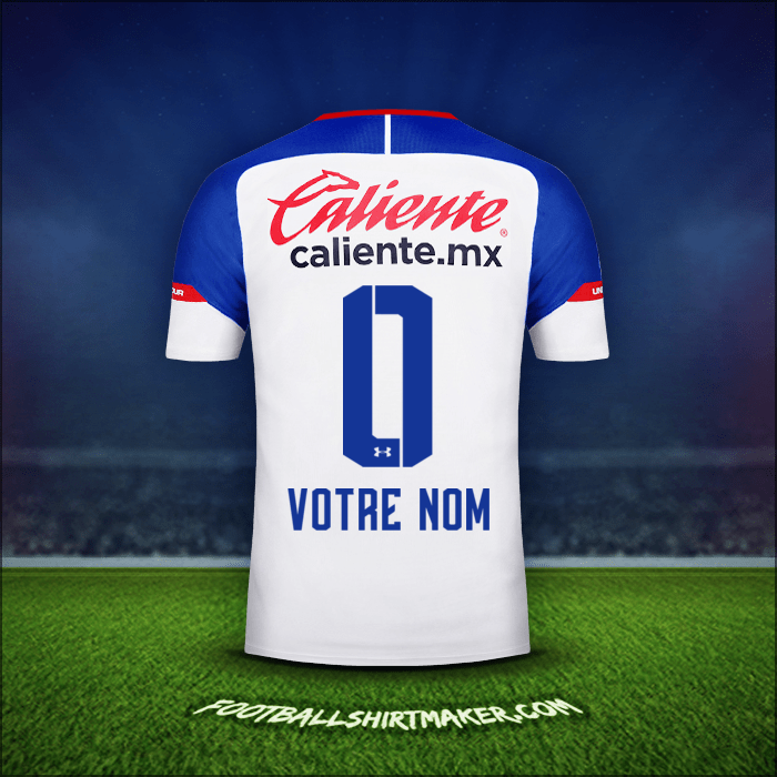 Maillot Cruz Azul 2018/19 Extérieur -  votre nom - 0