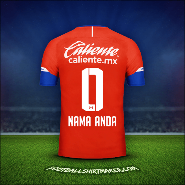 Jersey Cruz Azul 2018/19 Ketiga -  nama anda - 0