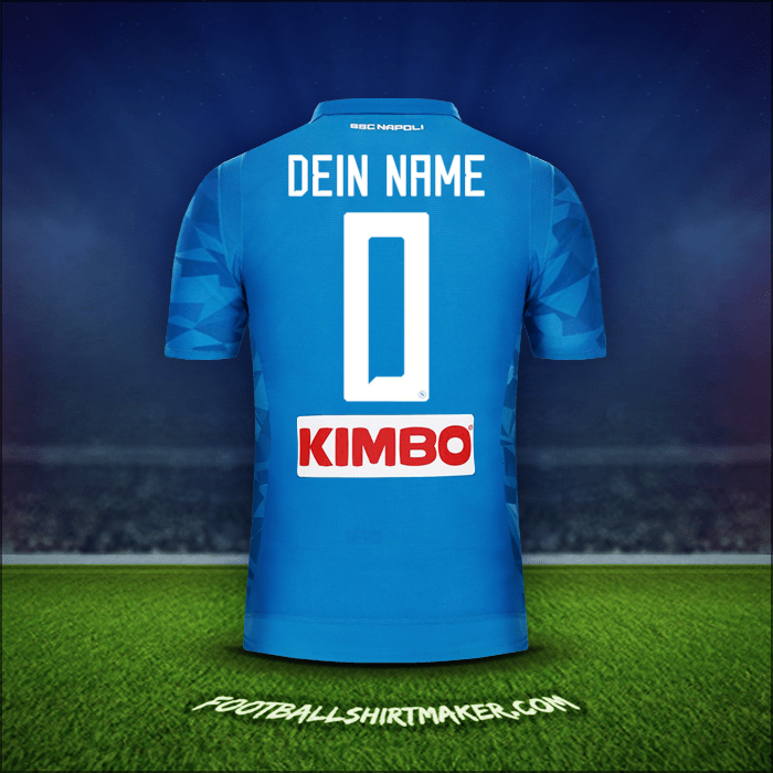 Trikot SSC Napoli 2018/19 -  dein name - 0