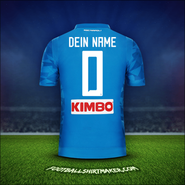 Trikot SSC Napoli 2018/19 -  dein name - 0
