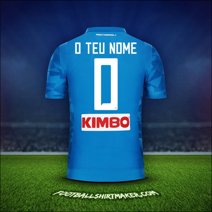 Camisola SSC Napoli 2018/19 -  o teu nome - 0