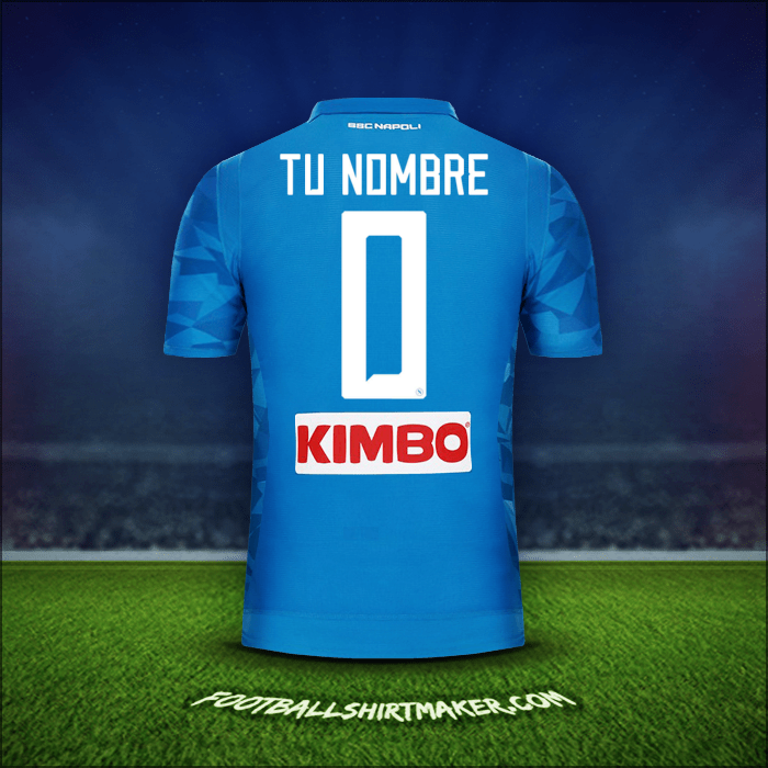 Jersey SSC Napoli 2018/19 -  tu nombre - 0