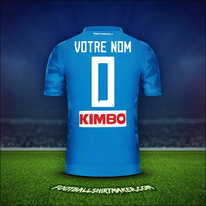 Maillot SSC Napoli 2018/19 -  votre nom - 0