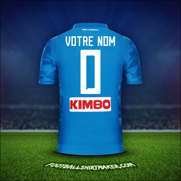 Maillot SSC Napoli 2018/19 -  votre nom - 0