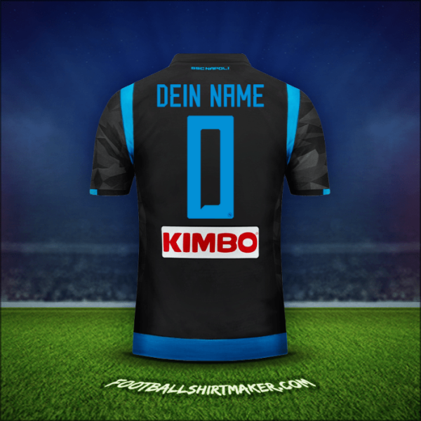 Trikot SSC Napoli 2018/19 Auswärts -  dein name - 0