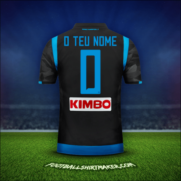 Camisola SSC Napoli 2018/19 Alternativa -  o teu nome - 0