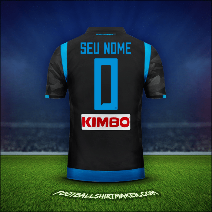 Camisa SSC Napoli 2018/19 Alternativa -  seu nome - 0