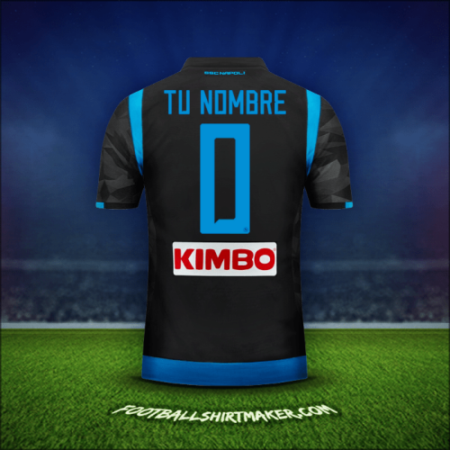Camiseta SSC Napoli 2018/19 Visita -  tu nombre - 0