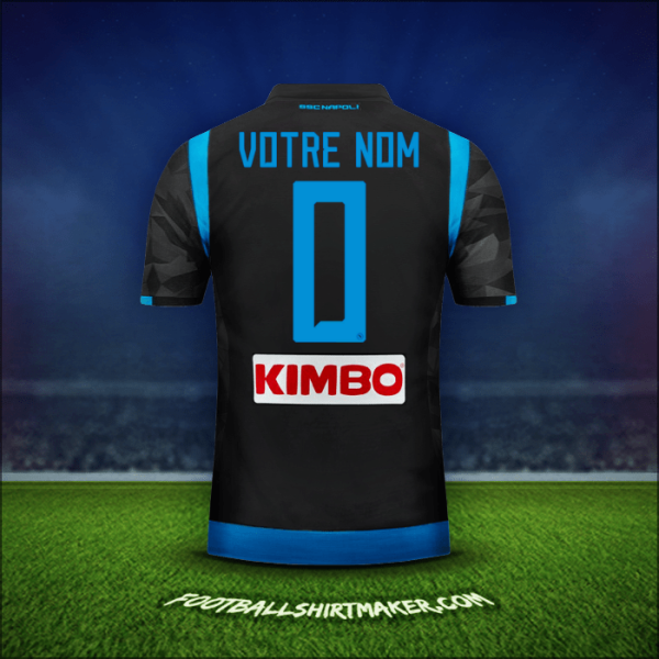 Maillot SSC Napoli 2018/19 Extérieur -  votre nom - 0