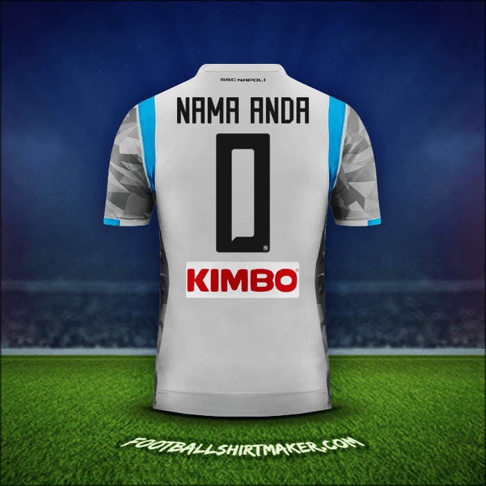 Jersey SSC Napoli 2018/19 Ketiga -  nama anda - 0