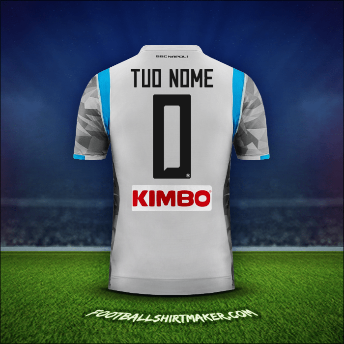 Maglia SSC Napoli 2018/19 Terza -  tuo nome - 0