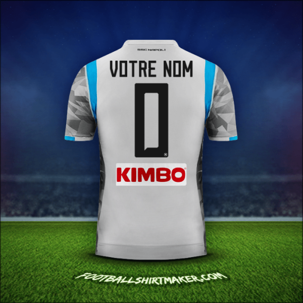 Maillot SSC Napoli 2018/19 Troisième -  votre nom - 0