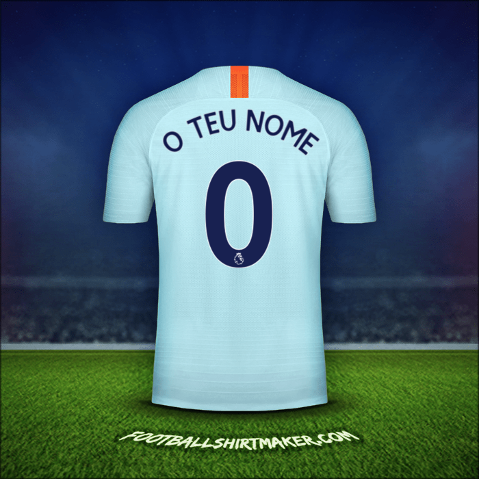 Camisola Chelsea 2018/19 Terceira -  o teu nome - 0