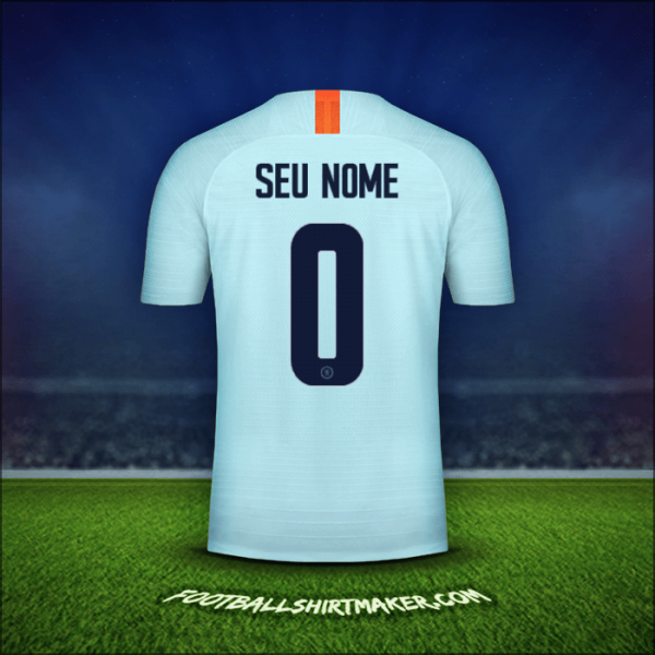 Camisa Chelsea Cup 2018/19 Terceira -  seu nome - 0