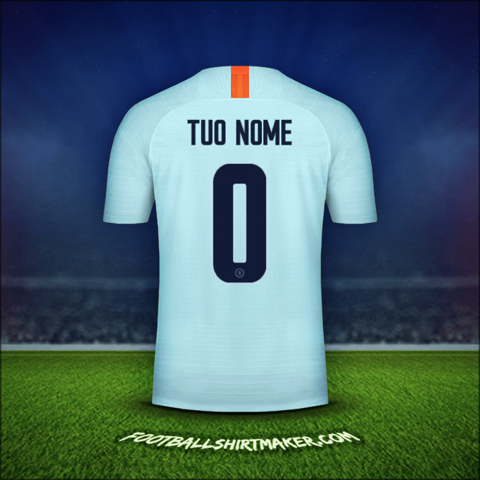 Maglia Chelsea Cup 2018/19 Terza -  tuo nome - 0