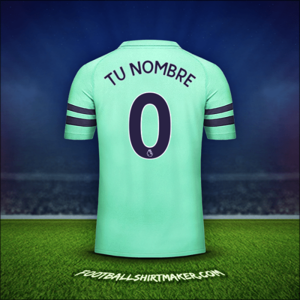 Jersey Arsenal 2018/19 Tercera -  tu nombre - 0