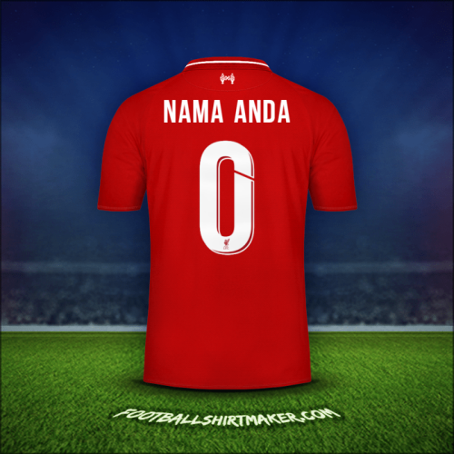 Jersey Liverpool FC Cup 2018/19 -  nama anda - 0