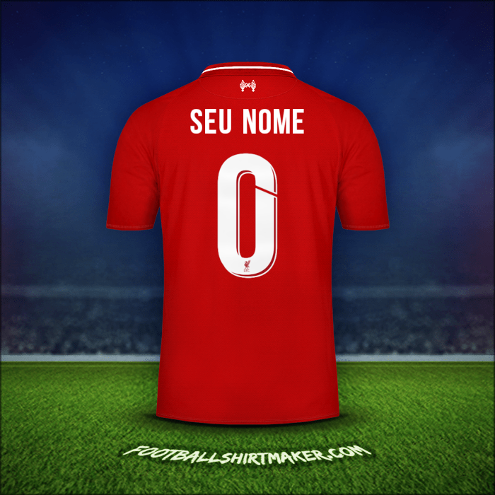 Camisa Liverpool FC Cup 2018/19 -  seu nome - 0