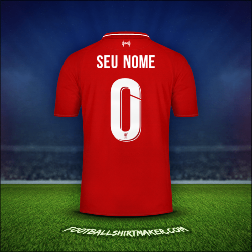 Camisa Liverpool FC Cup 2018/19 -  seu nome - 0