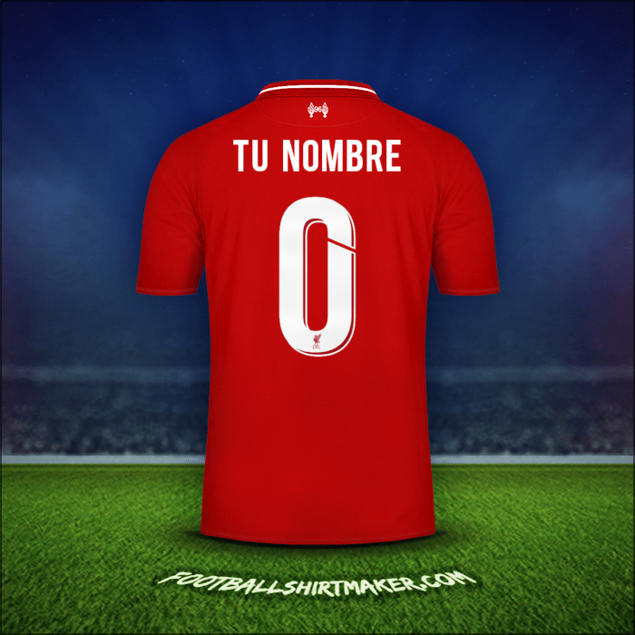 Jersey Liverpool FC Cup 2018/19 -  tu nombre - 0