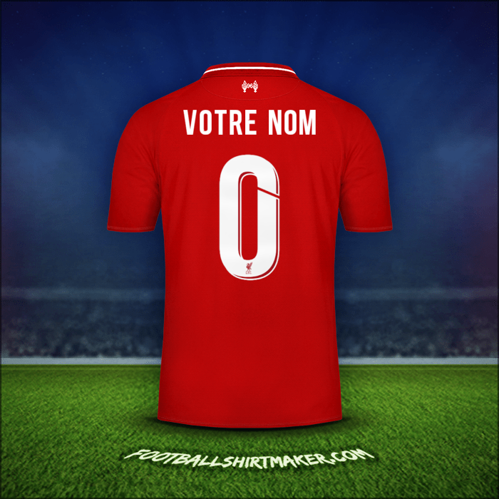 Maillot Liverpool FC Cup 2018/19 -  votre nom - 0