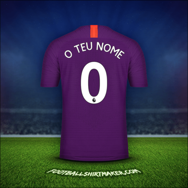 Camisola Manchester City 2018/19 Terceira -  o teu nome - 0