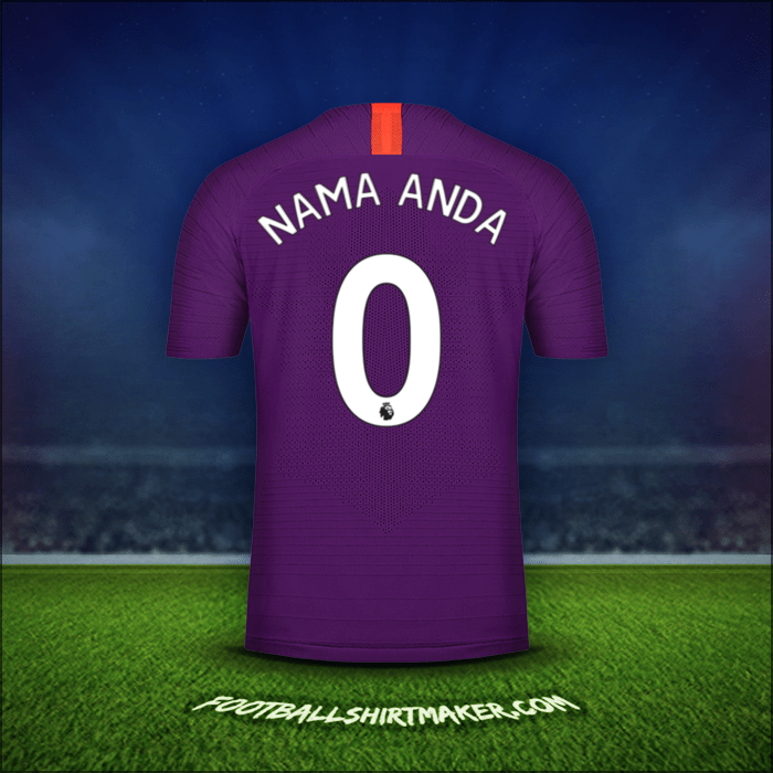 Jersey Manchester City 2018/19 Ketiga -  nama anda - 0