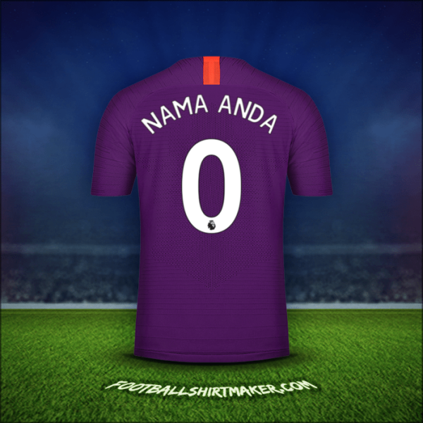 Jersey Manchester City 2018/19 Ketiga -  nama anda - 0