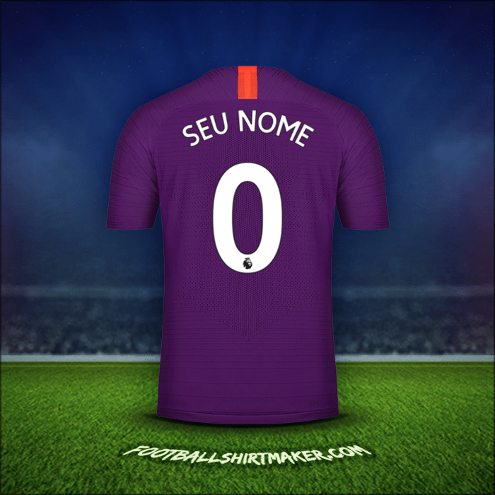 Camisa Manchester City 2018/19 Terceira -  seu nome - 0